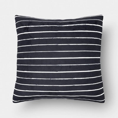 Black Cat Square Throw Pillow- Hyde and EEK! Boutique: Halloween