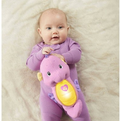 Fisher-Price Soothe N' Glow Crib Toy - Seahorse Pink