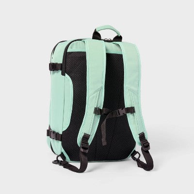 35L Travel Backpack - Open Story? Sage Green: Softside Water Repellent Twill