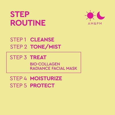 BYOMA Bio-Collagen Radiance Facial Mask - 2.02 fl oz: Anti-Aging, Vegan, Suitable for Combination Skin