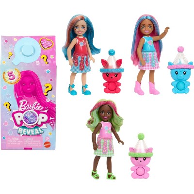 Barbie Chelsea Pop Reveal 5.5" Shakes Series Doll with Scent & Color Change