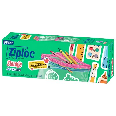 Ziploc Gallon Food Storage Bags - 38ct - Target Exclusive BTS Designs