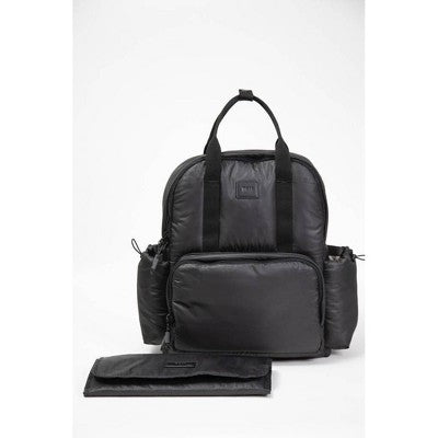 7am Enfant Diaper Bag Backpack with Portable Changing Pad - Water Resistant Shell - Black