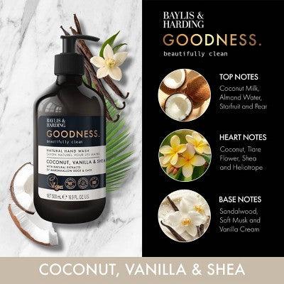 Baylis & Harding Goodness Coconut Vanilla and Shea Hand Wash - 500ml
