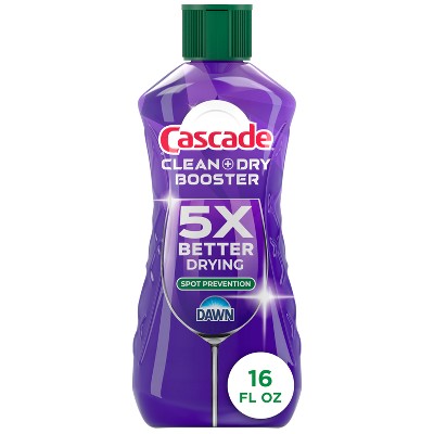 Cascade Clean + Dry Booster Dishwasher Rinse Aids - 16 fl oz