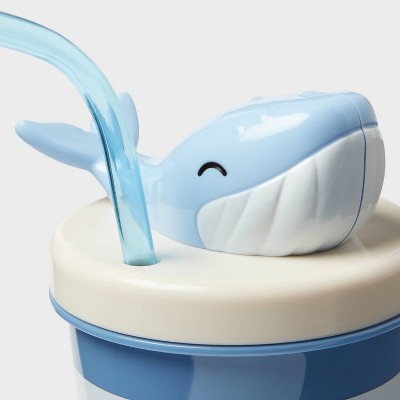17 fl oz Tumbler with Figural Whale Lid Blue - Sun Squad