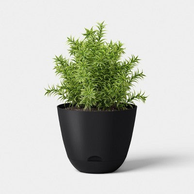 Recycled Car Seat Resin 16" RE Self Watering Planter Black - Room Essentials