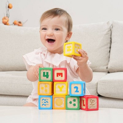 Hape My First Wooden Blocks Stacking Toy