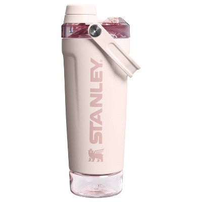 Stanley 20fl oz Stainless Steel Activate Shaker Bottle - Rose Quartz