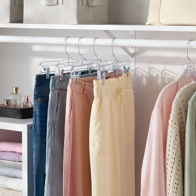 4pk Crystal Skirt/Slack Hanger - Brightroom