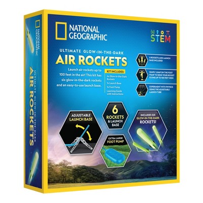 National Geographic Air Rocket with 6 Rockets