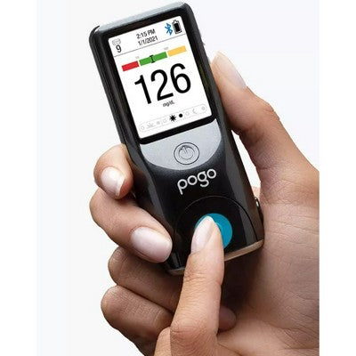 POGO Automatic Blood Glucose Monitoring System for Diabetes Care, All in One Cartridge Design, No Test Strips, Easy Testing