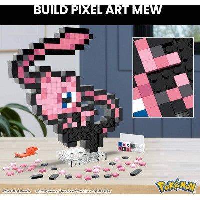 MEGA Pokemon Mew Building Toy Kit 434pc Retro Set