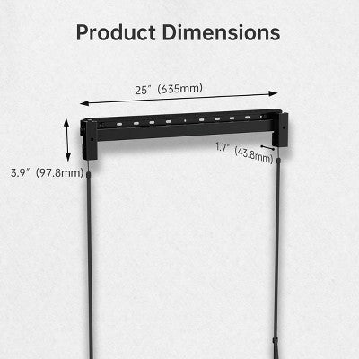 ErgoAV Large Fixed TV Mount 32"- 90"TVs