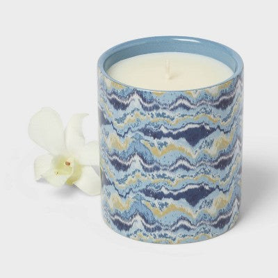 Printed Ceramic Cashmere Vanilla Jar Candle 12.3oz - Threshold