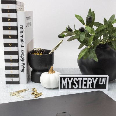 Street Sign - Mystery Ln