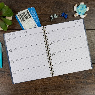 See It Bigger 2025-2026 15 Month Monthly/Weekly 9"x11" Planner Large