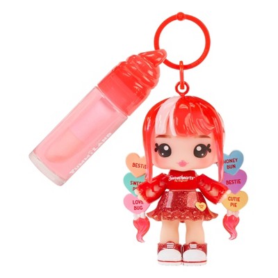 YummiLand 4'' Ruby Hearts Lip Gloss Doll