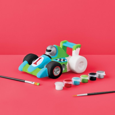 Ceramic Race Car Painting Craft Activity Kit - Mondo Llama (LOCAL PICKUP ONLY)
