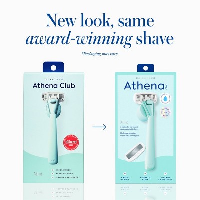 Athena Women's 5 Blade Reusable Razor Kit - Mint
