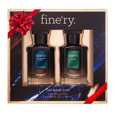 fine'ry. Men's Mini Eua De Perfume Duo Set - Alleged and Not Another Blue - 7.5ml