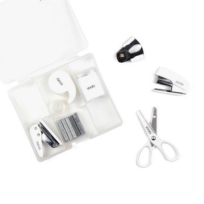 Yoobi Evolve 8pc Mini Supply Kit White