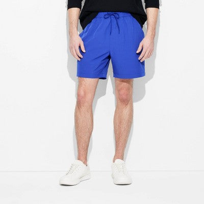Men's 6" Woven Nylon Pull-On Shorts - Original Use Blue M