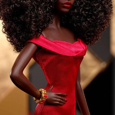 Barbie Signature Collectible 13" Doll in Red Gown, 45th Anniversary by Kitty Black Perkins