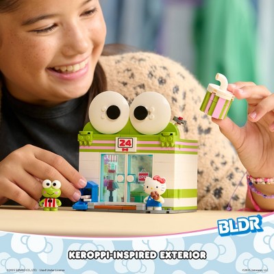 Hello Kitty and Friends Keroppi Mart Building Set with Hello Kitty and Keroppi Minifigures