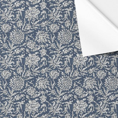 Blue Floral Textured Peel and Stick Wallpaper - Threshold (LOCAL PICKUP ONLY)