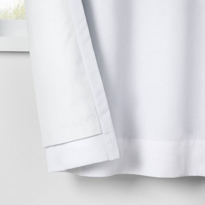95" Blackout Twill Solid Kids' Panel White - Pillowfort