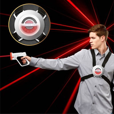 FAO Schwarz Toy Laser Tag Shooting Game Circular Vest - New Box Size