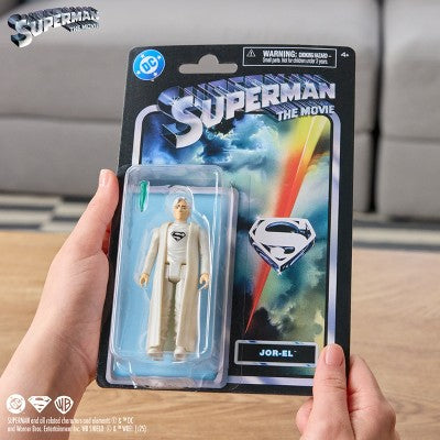 DC Comics New Reto Line Superman The Movie White Coat Joor-EL Action Figure