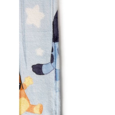Bluey Pillow and Throw Blanket Blue
