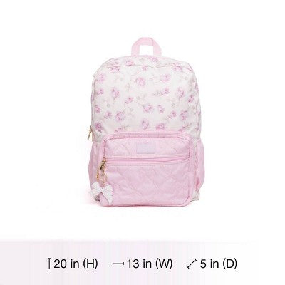 LoveShackFancy x Target - Yoobi Ribbon Rosa Backpack Sterling Dusk
