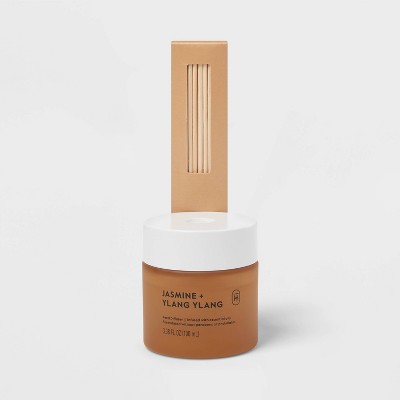 Glass Reed Diffuser Jasmine and Ylang Ylang 3.38 fl oz - Threshold