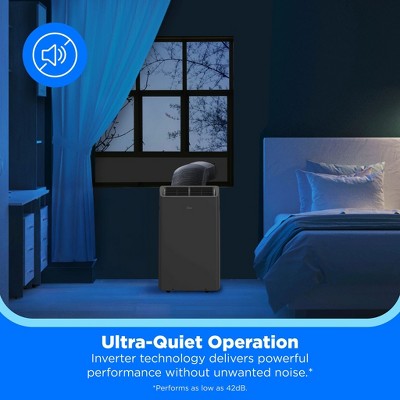 Midea DUO 10,000 BTU SACC Smart Inverter Portable Air Conditioner, Grey (LOCAL PICKUP ONLY)