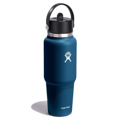 Hydro Flask 32oz Wide Mouth Flex Straw Travel Bottle - Indigo