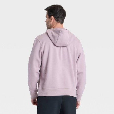 Men's Active Comfort Cotton Fleece Hoodie - All In Motion Mauve M