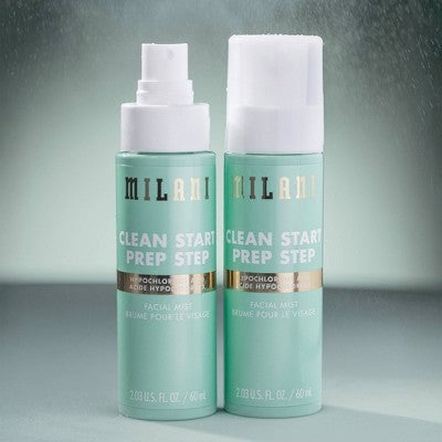 Milani Clean Start Prep Step Hypochlorous Acid Facial Mist - 2.03 fl oz: Priming, For Normal Skin