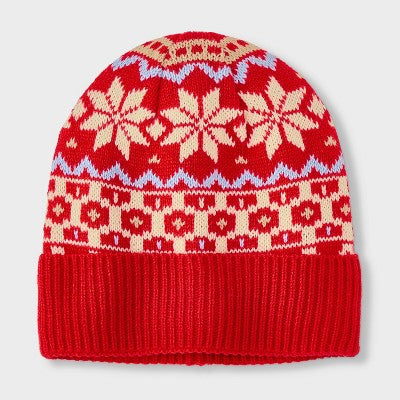 Men's Cable Beanies - Goodfellow & Co Red One Size Fits Most