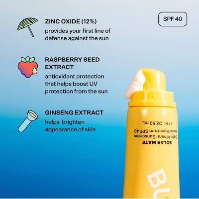 Bubble Skincare Solar Mate Mineral - SPF 40 - 1.7 fl oz