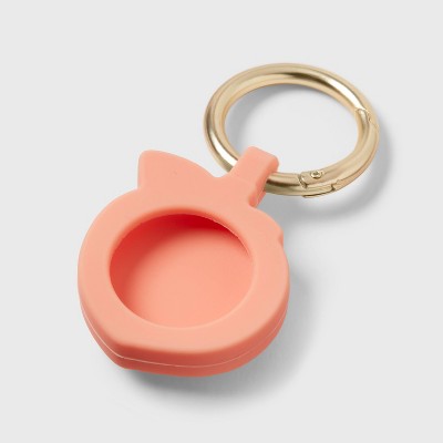Apple AirTag Silicone Keychain - heyday Peach