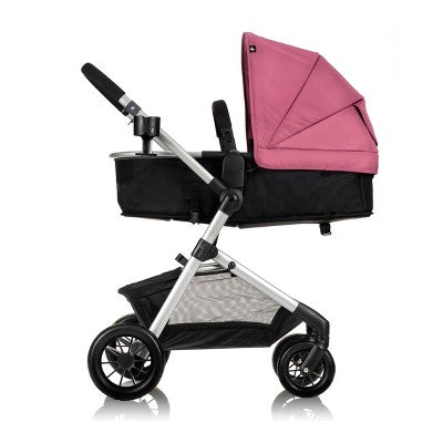 Evenflo Pivot Modular Travel System with LiteMax Infant Car Seat with Anti-Rebound Bar - Dusty Rose (LOCAL PICKUP ONLY)