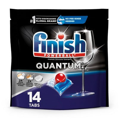 Finish Quantum Dishwasher Detergent Tablets - 14ct