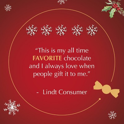 Lindt LINDOR Christmas Milk Chocolate Candy Truffles - 12.7oz