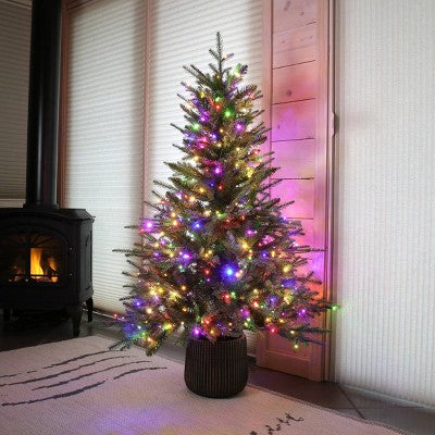 Philips 4.5' Balsam Fir Pre-Lit Artificial Christmas Tree Bicolor Slow Twinkle (LOCAL PICKUP ONLY)