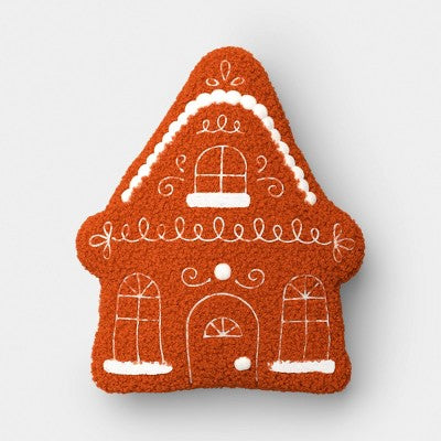 Christmas Gingerbread House Throw Pillow - Wondershop