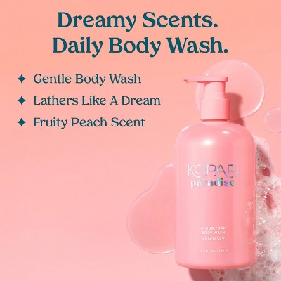 Kopari Cloud Foam Body Wash - Peach Sky - 16.9oz - Ulta Beauty: Gel, Whole Body Cleansing, Normal to Dry Skin
