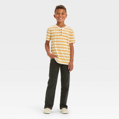 Boys' Bootcut Five Pocket Pants - Cat & Jack Black 10